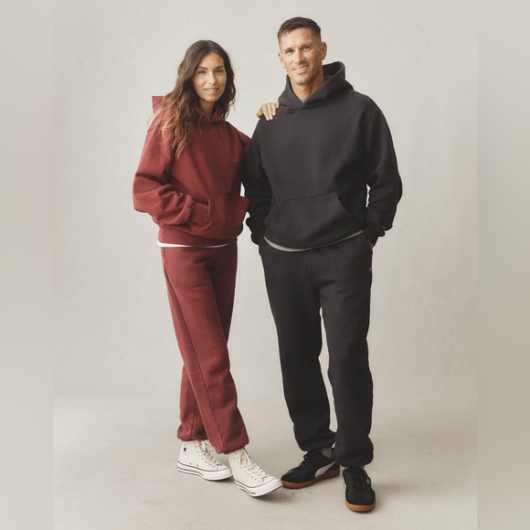 NEW American Giant Unisex American Vintage Sweatpant in Tibetan Red, Size XS - Picture 5 of 15